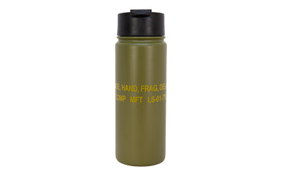 MFT M67 16 oz Flip Top Vacuum Insulated Tumbler, Green, BPA Free DM67-16
