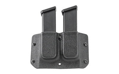 Mission First Tactical Ambidextrous 9/40 Dual Magazine Pouch, Fits Glock/M&P/H&K/Beretta Double Stack Mags, Black
