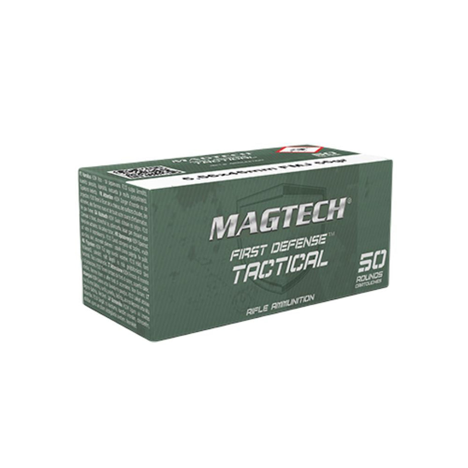 Magtech First Defense Tactical/Training 5.56x45mm NATO 55 grain Full Metal Jacket ammunition