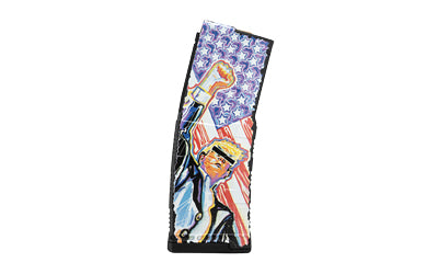 Amend2 30-Round .223/5.56 AR Magazine with American Flag Trump Fight 2024 Design