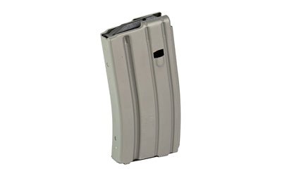 DURAMAG 20rd .223 Rem/5.56 NATO/300 Blackout AR-15 Aluminum Mag, Gray with Black Anti-Tilt Follower