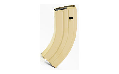 DURAMAG 7.62x39mm 28rd Stainless AR-15 Style Rifle Magazine, Flat Dark Earth with Black Anti-Tilt Follower