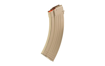 Global Ordnance AK-47 Mag 10 Rounds, 7.62X39, 30Rd Body, Flat Dark Earth Finish