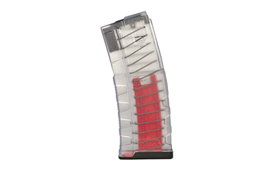 Mission First Tactical Clear EXD Mag, .223 Rem/556NATO, 15Rd Capacity, 30Rd Body, Fits AR-15