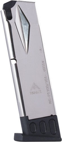Mec-Gar Taurus PT100/101 40 S&W 10 Round Limited Capacity Nickel Mag
