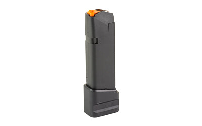 Shield Arms Glock 19 OEM Extended Mag +5, 9MM, 20 Rounds, Machined Aluminum, Black