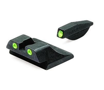 Meprolight Fixed Tru-Dot Night Sights for Ruger SR9/SR9C Green Front & Rear