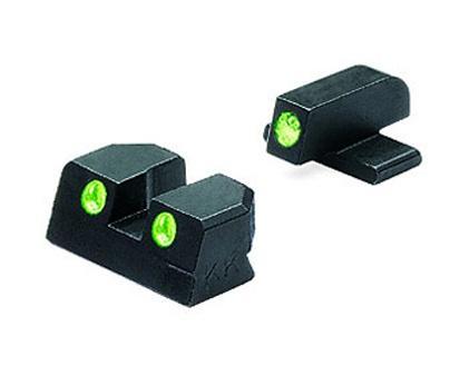 Meprolight Fixed Tru-Dot Night Sight Springfield XD Green/Green for 4-5" Barrel 9mm/.40 S&W