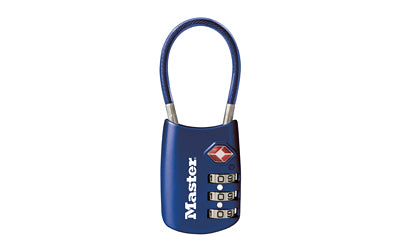 MasterLock Flexible Cable Combination Lock Blue 4688DBLU