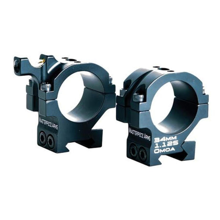 MPA Precision CNC Scope Rings 34mm 1.06" Medium Height Black