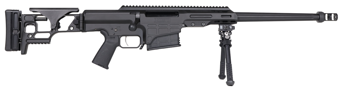 Barrett 19972 MRAD Covert 6.5 Creedmoor 10+1 17" Black Match Grade Fluted Barrel, Black Cerakote Aluminum Receiver w/Picatinny Rail, M-LOK Handguard, Side Folding w/Adj Comb Black Polymer Stock, Black