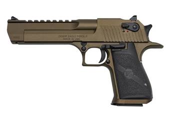 Magnum Research DE44CABB Desert Eagle Mark XIX *CA Compliant 44 Rem Mag 6" 8+1 Burnt Bronze Cerakote Carbon Steel Frame & Slide Black Rubber Grip