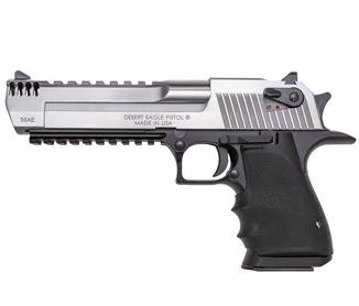 Magnum Research DE50ASIMB Desert Eagle Mark XIX L6 50 AE 6" 7+1 Black Hardcoat Anodized Aluminum Frame Stainless Steel Slide Black Polymer Grip