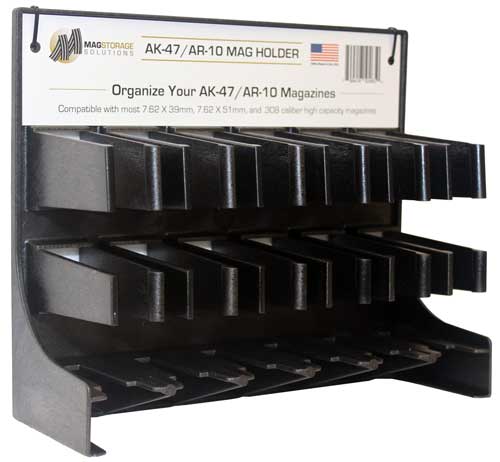 Mag Storage Solutions AK & AR-10 Compatible Mag Organizer Holder
