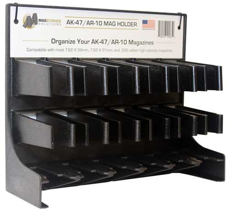 Mag Storage Solutions AK & AR-10 Compatible Mag Organizer Holder