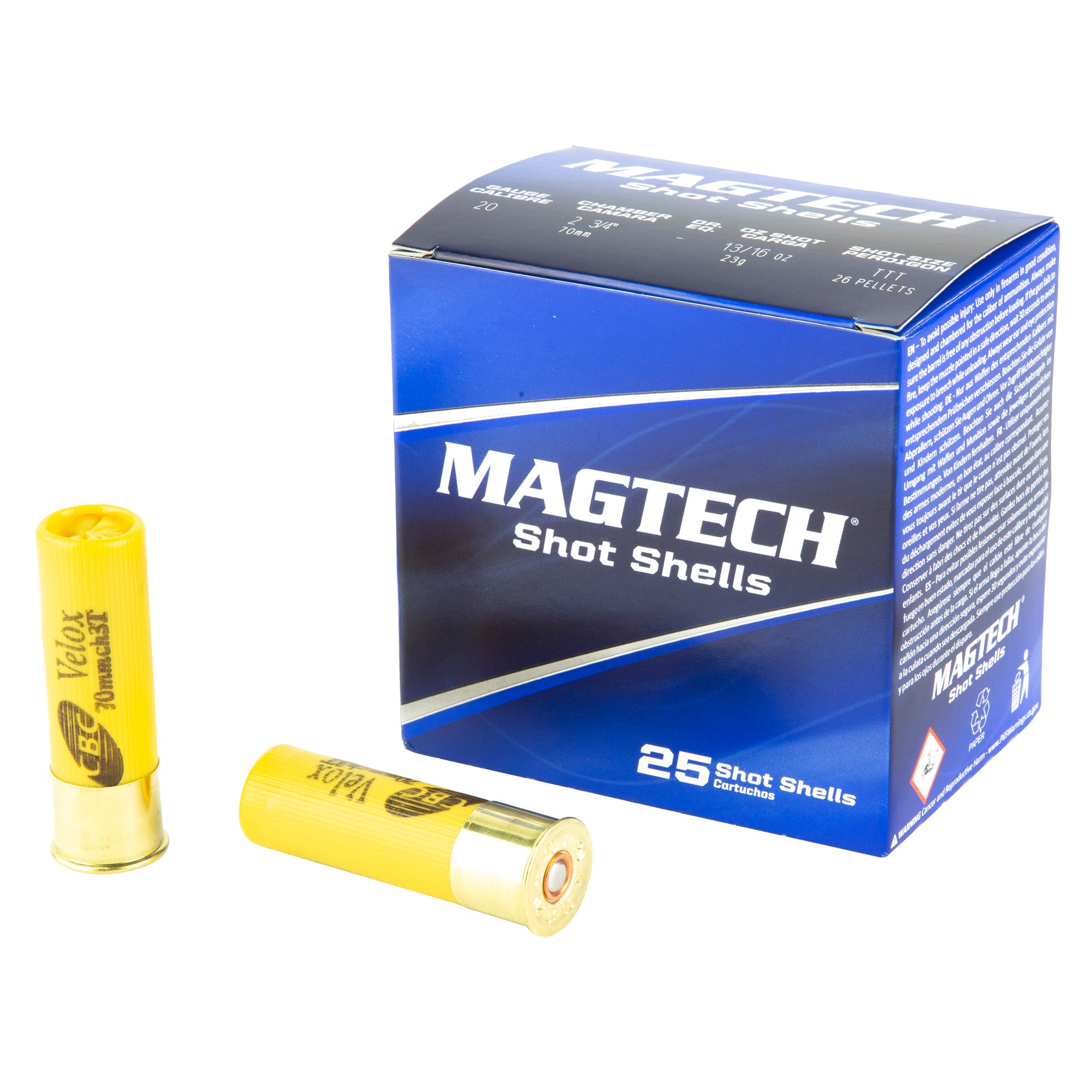 Magtech 20BSA Shot Shells  20 Gauge 2-3/4  180Gr