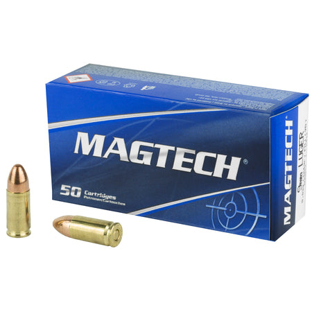 MagTech 9B Range/Training 9mm Luger 124 gr 1109 fps Full Metal Jacket (FMJ)