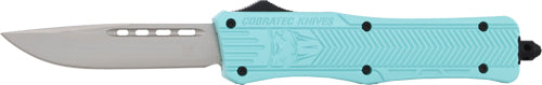 CobRaTec CTK1 OTF Medium Mint Blue 3" Drop Point Steel Knife