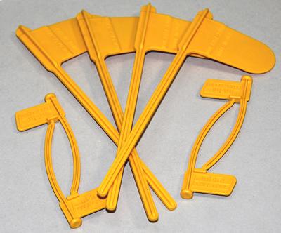 MTM Yellow Pistol & Rifle Chamber Indicator Safety Flags 8 Pack