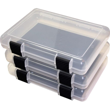MTM 12" Clear In-Safe Storage Cases Set of 3