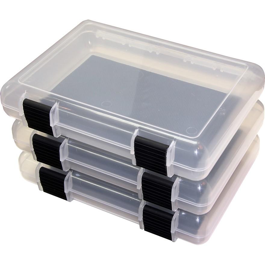 MTM 12" Clear In-Safe Storage Cases Set of 3