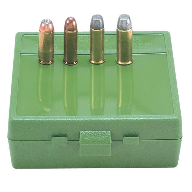 MTM P-64 Handgun Ammo Storage Case .50 AE/.480 Ruger Green 64 Round