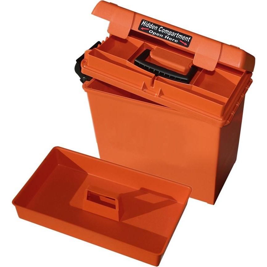 MTM Sportsmen's Plus SPUD Dry Storage Box Orange 15x8.8x13"