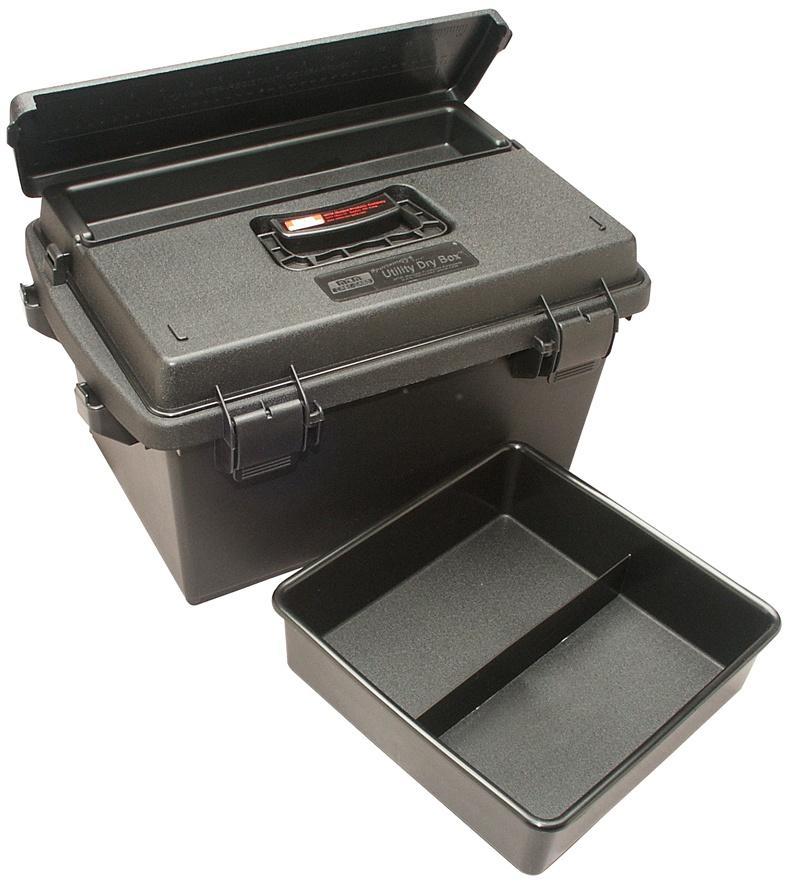 MTM 18.5x13x10 Inch Black Sportsmen's Plus Waterproof Utility Dry Box