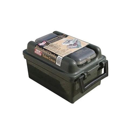MTM Forest Green Shotshell Case with Choke Tube Compartment 100 Rounds