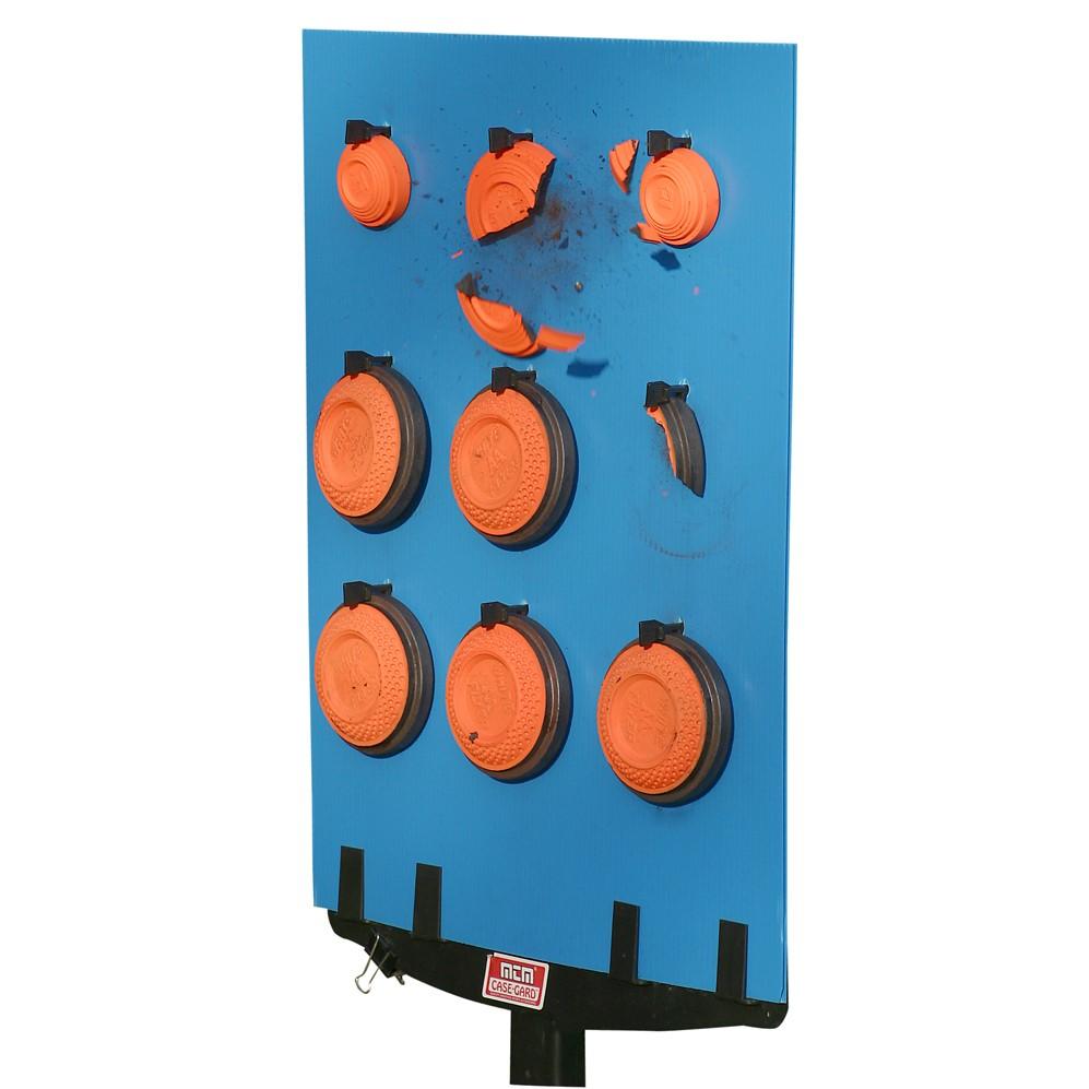 MTM Bird Board 18-Clip Clay Target Practice Board Blue