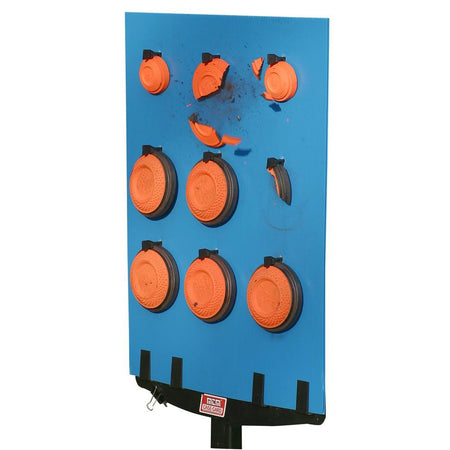 MTM Bird Board 18-Clip Clay Target Practice Board Blue