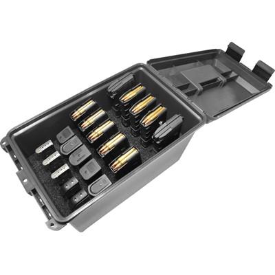 MTM Law Enforcement Tactical Magazine Storage Can Black