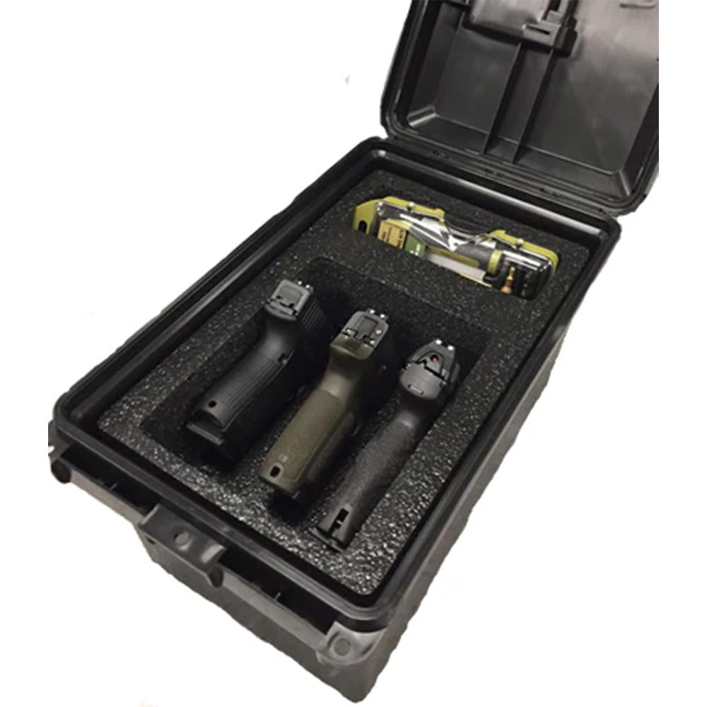 MTM Tactical 3-Gun Pistol Carry Case Dark Earth