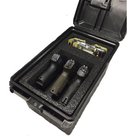 MTM Tactical 3-Gun Pistol Carry Case Dark Earth