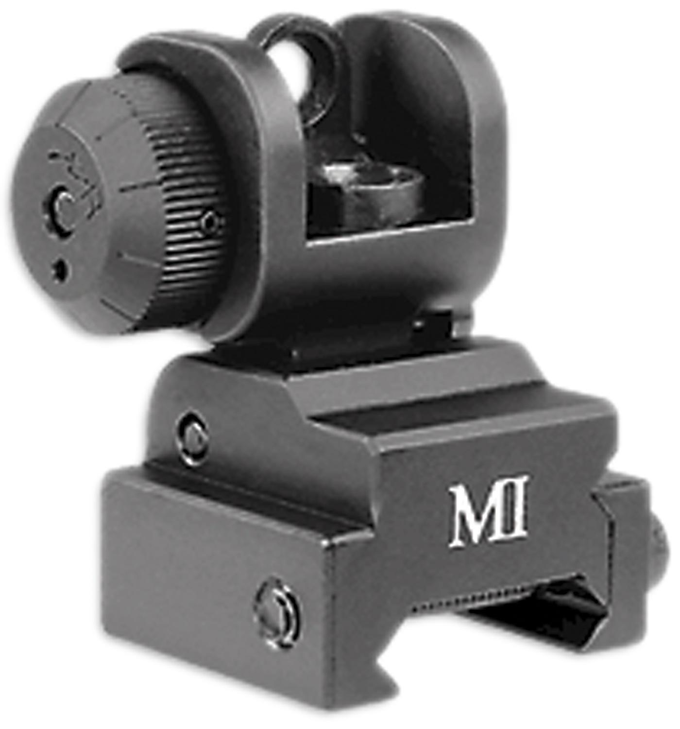 Midwest Industries A2 Flip-Up ERS Rear Backup Sight for M16 M4 Pattern Rifles