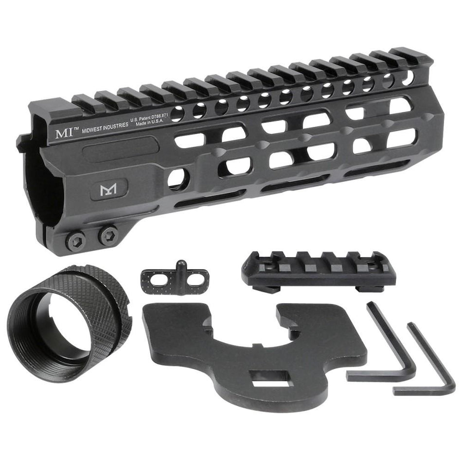 Midwest Industries 7" M-LOK Free Float Combat Rail Handguard Black