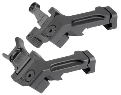 Midwest Industries Offset Combat Sights 45-Degree Front and Rear Rifle Sight Set