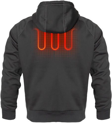 Mobile Warming Men's Phase 2.0 Heated Sweatshirt Hoodie Dark Gray XL