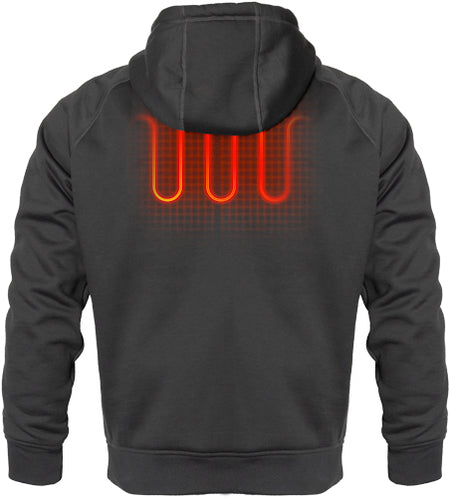 Mobile Warming Men's Phase 2.0 Heated Sweatshirt Hoodie Dark Gray XL