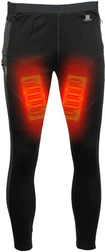 Mobile Warming Men's Merino Heated Pants Black XXL