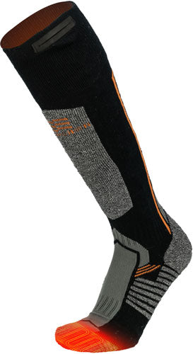 Mobile Warming Men's Pro Merino Wool Heated Socks Gray XL