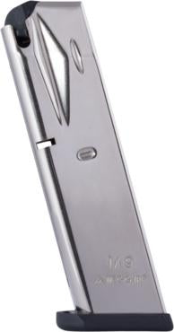 Mec-Gar Beretta 92FS M9 9mm HT Nickel Finish Magazine 10rd