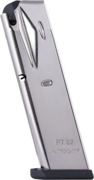 Mec-Gar Taurus PT92 PT99 9mm Luger HT Nickel Magazine 10rd