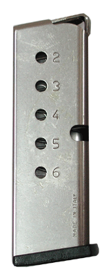 North American Arms Guardian .380 ACP 6-Round Stainless Magazine