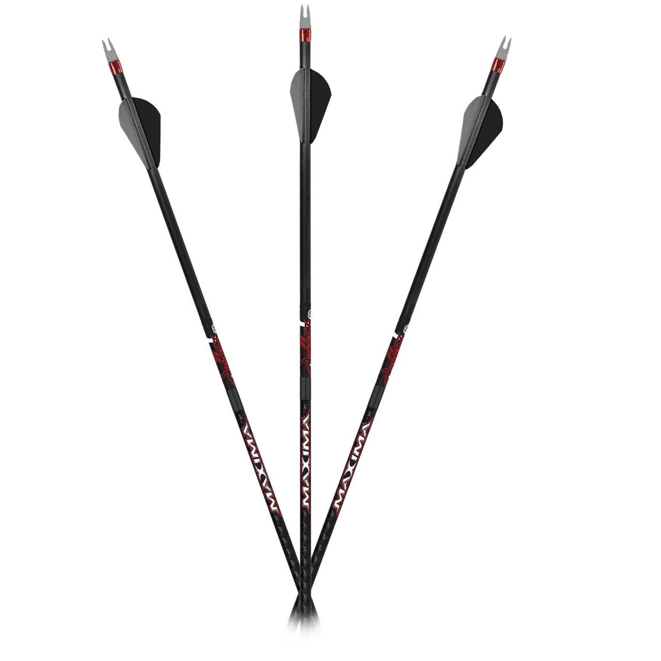 Carbon Express Maxima Sable RZ 350 Red Zone Hunting Arrows 12/pk
