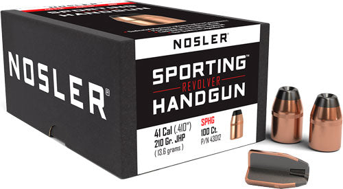Nosler 41 Cal .410" 210gr Jacketed Hollow Point Bullets 100ct