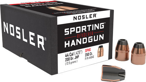 Nosler 44 Cal .429" 200gr Jacketed Hollow Point Bullets 250ct