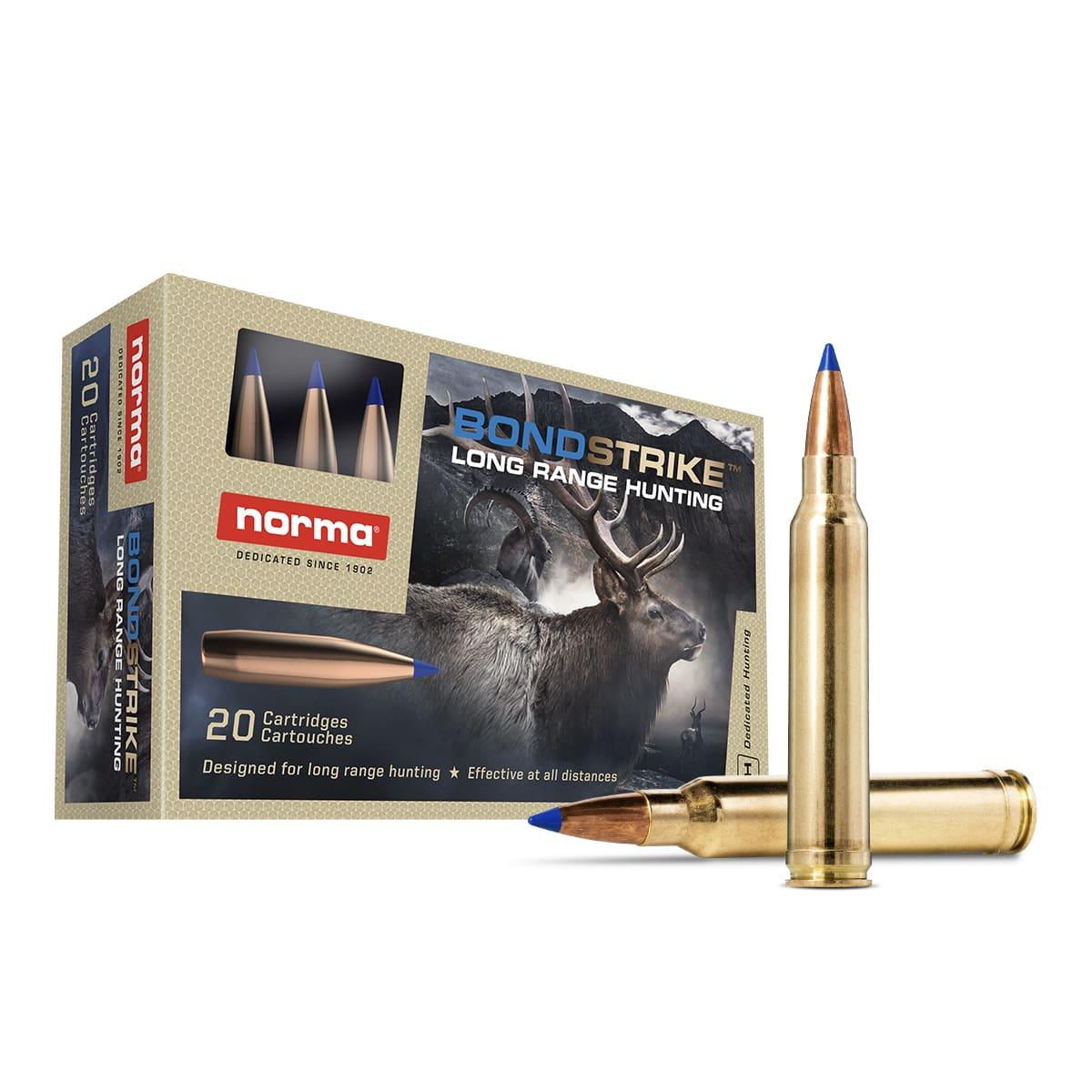 Norma Dedicated Hunting Bondstrike Bonded Polymer Tip 165 Grain 7mm Remington Mag 2986 fps