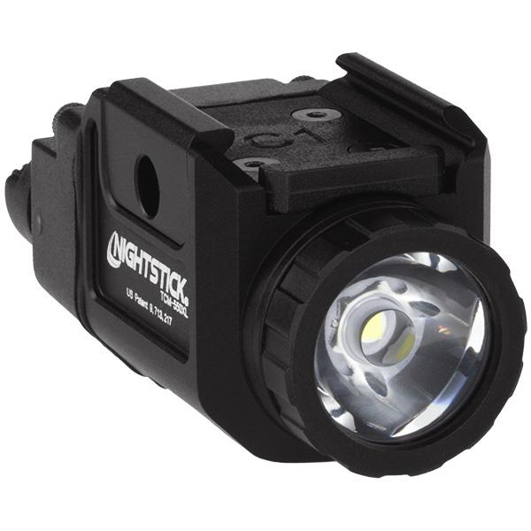 Nightstick Compact Metal Weapon-Mounted Light 550 Lumens with Strobe Function