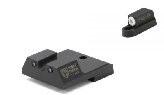 Night Fision Perfect Dot Night Sights for S&W M&P Shield - Yellow Front White Rear